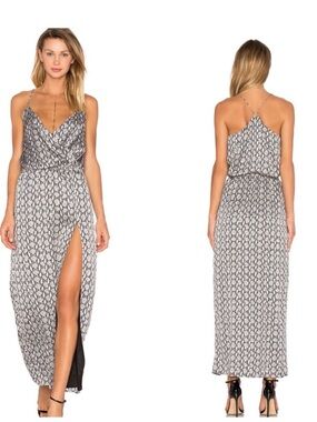 BLQ BASIQ / REVOLVE Printed Maxi Dress with Side Slit
